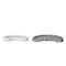 Hello Honey® White & Buff Nestable Marble Kidney Shaped Tray Set